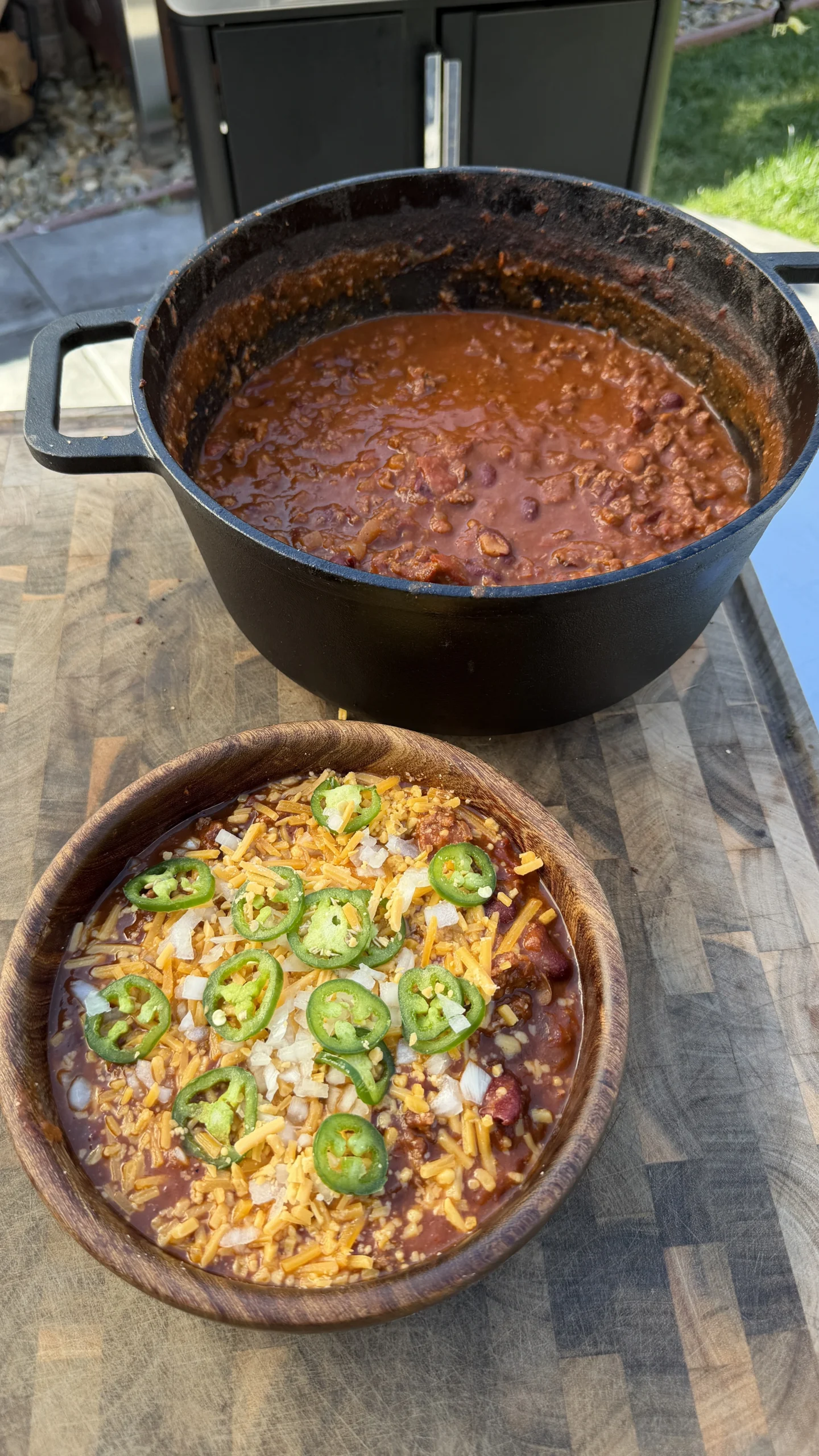 over the top chili